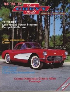 Classic Chevy World 1985 January Volume 11 Number 2 1955 1956 1957 Chevrolet - Imagen 1 de 1