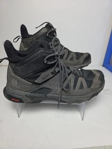 Salomon X Ultra 4 Mid GTX Boots Mens Size 12 Gore-Tex Waterproof Grey/Black - Picture 1 of 6