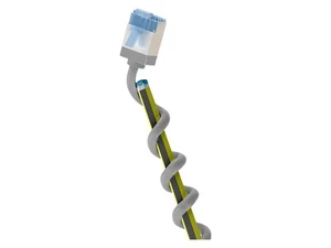 GOOBAY CAT.6a Patchkabel 74304 0,15m grau U/FTP slim Ultraflex - Bild 1 von 3