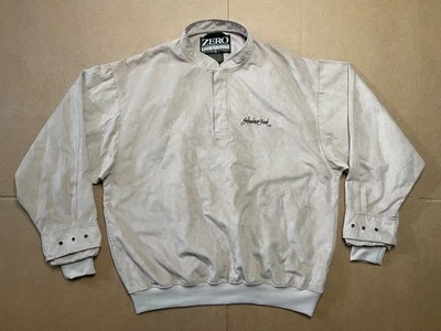 Zero Restriction Men’s L Shadow Creek 1/4 Snap Micro Suede Pullover Golf Jacket - Image 1 of 4
