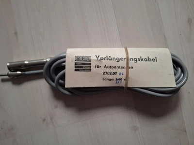 DDR Verlängerungskabel für Autoantennen von RFT - Bild 1 von 2
