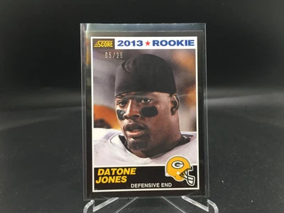 Datone Jones 2013 Score Black #355 /25 UCLA Packers RC Rookie - Image 1 of 2