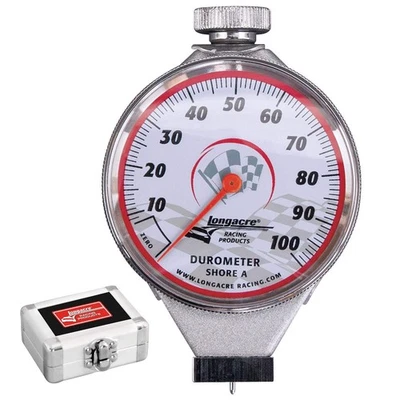 Longacre Racing 50546 Tire Durometer Analog Durometer w/ Silver Case - Image 1 of 4