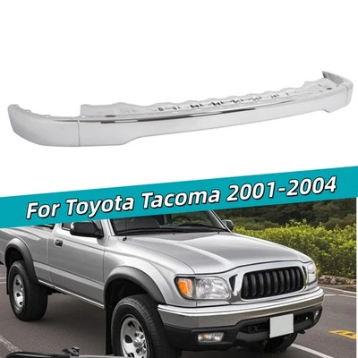 Front Bumper Face Bar Chrome For Toyota Tacoma Pickup 2001 2002 2003 2004 - Imagem 1 de 4