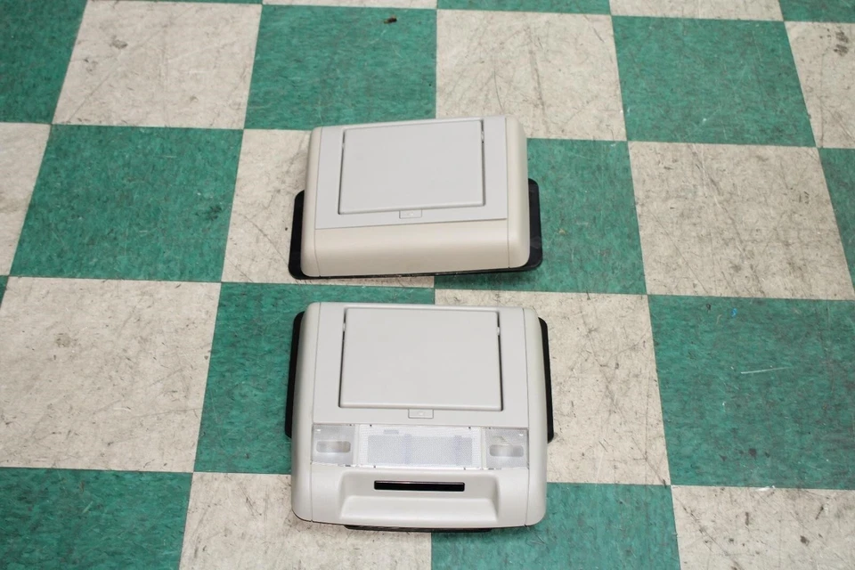 07-14 Escalade ESV Grey Overhead Roof Pair Entertainment System Displays U42 WTY Foto 1 de 4