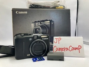 READ Excellent Canon PowerShot G9 Black 12.1 MP Compact Digital Camera B238 - Picture 1 of 23