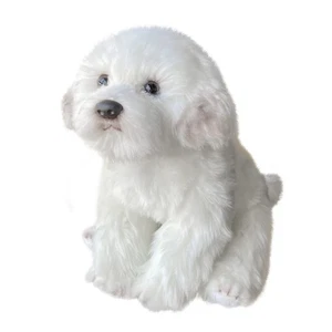 Peluche maltés, peluche realista para perro, peluche realista, compañero... - Imagen 1 de 7