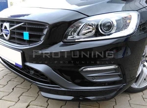 Spoiler anteriori R-Design per Volvo S60 V60 14-18 Splitter aggiuntivi Elerons - Foto 1 di 6
