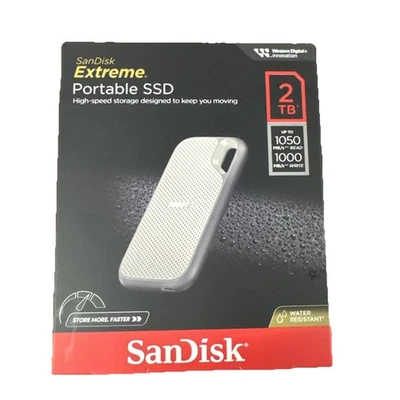 SanDisk 2TB Extreme Portable SSD High Speed Speicher Neu Originalverpackt - Bild 1 von 4