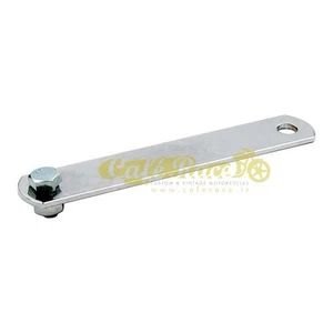 Staffa cromata 1 foro per scarichi terminali marmitte custom cafe racer 15cm - Imagen 1 de 1