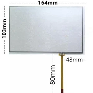1 Stk. Neu für Xinjie TG765-MT(P) 7,1" resistives Touchscreen Glas 164*103 mm - Bild 1 von 1