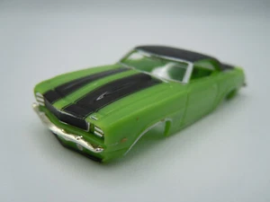 MODEL MOTORING LIME GREEN W/ BLACK '69 CAMARO RS SHELL ~ NEW ~ FITS AURORA TJET - Picture 1 of 6