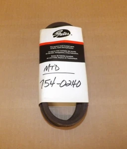 Cinturón de repuesto Gates MTD 754-0240 nuevo - Imagen 1 de 2