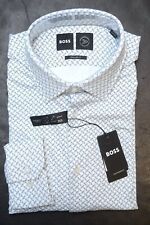 Hugo Boss Men's Joe Kent Travel Reg Fit Performance Stretch Dress Shirt 39 15.5