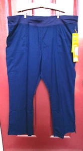 CLEARANCE Landau Pro-Flex Scrub Bottoms Pants Navy Blue Elastic Waist XXL - Picture 1 of 5