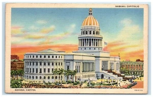 POSTAL Edificio Capitolio Habana Rotonda Vista Exterior Cuba - Imagen 1 de 2