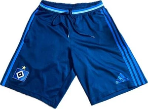 Adidas HSV pantaloncini calcio pantaloni Amburgo uomo taglia S ottimi - Foto 1 di 4