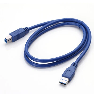 5Gbps Standard USB 3.0 Type A to B Male USB3.0 Printer Scanner Cable Data Cord - image 1 of 4