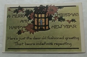 A Merry Christmas & A Happy New Year. Postcard (M2) - Picture 1 of 2