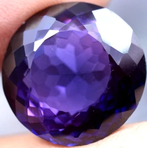 Natural 25.45 Ct Boysenberry Sapphire GGL Certified fabulous Loose Gemstone - Picture 1 of 12