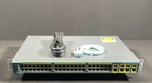 Cisco Catalyst 2960 WS-C2960G-48TC-L 48 Port 10/100/1000 Switch- Fast Shipping - Picture 1 of 5