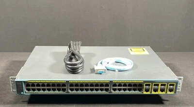Cisco Catalyst 2960 WS-C2960G-48TC-L 48 Port 10/100/1000 Switch- Fast Shipping - Image 1 of 4