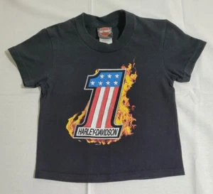Hal's Harley Davidson #1 Race Graphic T-shirt New Berlin WI Kids Size XS Tee - Picture 1 of 11