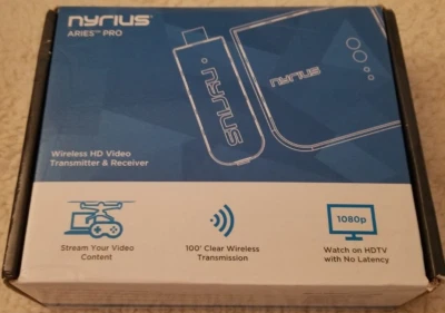 NYRIUS Aries Pro NPCS600 Wireless 1080p HDMI Transmitter & Receiver Works great - Image 1 of 3