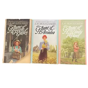 3 x Anne of Green Gables By L. M. Montgomery Children YA Fiction Novels - Bild 1 von 20