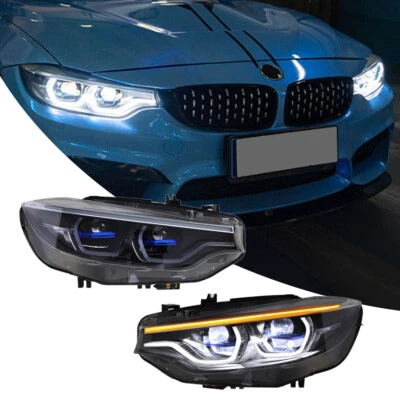 Conjunto de 2 faros LED de xenón/lifting facial oculto para BMW Serie 4 F32 F36 F82 Foto 1 de 4