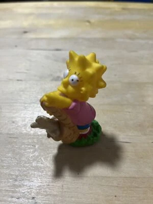 Lisa Simpson Figur PVC Kuchen Topper die Simpsons The Simpsons 7cm 1990 Vintage - Bild 1 von 3
