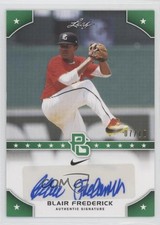 2015 Leaf Perfect Game National Showcase Green /10 Blair Frederick #PG-BF1 Auto