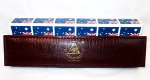 ALFA HONEY-FRUITS AUSTRALIA BOXED PRESENTATION HONEY SPOON ADVERTISING SOUVENIR - Picture 1 of 8