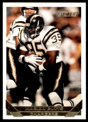 1993 Topps Gold Marion Butts San Diego Chargers #196 - Image 1 of 2