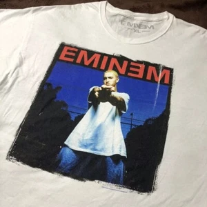 Camiseta Eminem 2013 Estilo Retro Blanca Manga Corta Unisex Reimpresión S-5XL - Imagen 1 de 2