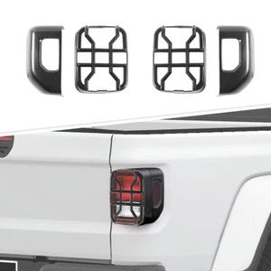 Tail Light Guards Rear Halogen Light Protector Cover For Jeep JT Gladiator 2018+ - Picture 1 of 8