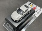 Kyosho, skala 1:64, Porsche collection6 911 Turbo (991), srebrny model samochodu odlewanego ciśnieniowo, 73H3