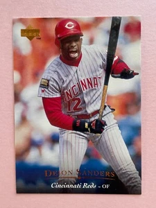 1995 Upper Deck Baseball Deion Sanders #170 Cincinnati Reds - Picture 1 of 2