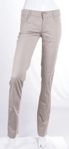 PANTALONE GAS DONNA BRITTY BODY FIT SLIM STRETCH COLOR BLEU GRIGIO BEIGE - Foto 1 di 22