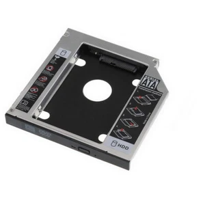 Universal 12.7mm SATA 2nd SSD HDD Hard Drive Caddy for DVD-ROM CD Optical Bay - Picture 1 of 12