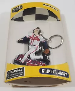 1998 Crown Pro Key Ring CHIPPER JONES Atlanta Braves MLB Licensed BRAND NEW! - Picture 1 of 2
