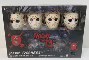 Jason Voorhees Musical String Lights Halloween Friday the 13th Free Priority - Picture 1 of 3