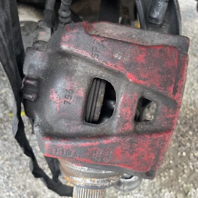 Pinzas de freno delanteras AUDI A5 B8 2015 Sportback par L/R pintadas rojas con manguera Foto 1 de 4