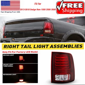 LED Tail Lights Lamp Fit For 13 14 15-18 Ram 1500 2500 3500 Rear Lamp Passenger - Picture 1 of 14