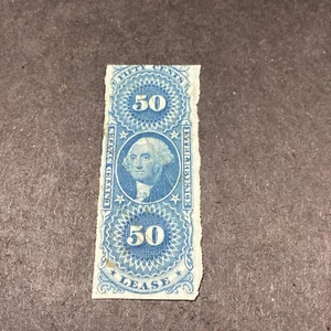 Scott#R57A Used 50c LEASE BOB Revenue Stamp-US - Picture 1 of 2