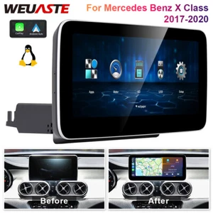 10.25'' Car Multimedia Screen Carplay Linux Navi For Benz X Class 2017-20 NTG5.0 - Picture 1 of 12