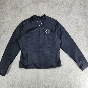 Chaqueta de montar Harley Davidson para mujer talla M negra Miss Enthusiast textil - Imagen 1 de 9
