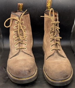 Dr. Martens The Original 1460 Crazy Horse Leather Boots Men, Size 14, Brown - Picture 1 of 13