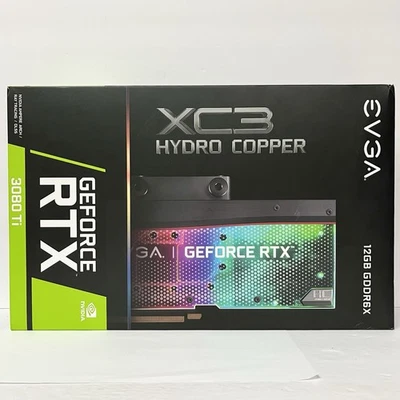 Brand New EVGA GeForce RTX 3080 Ti XC3 Hydro Copper 12GB - Image 1 of 3