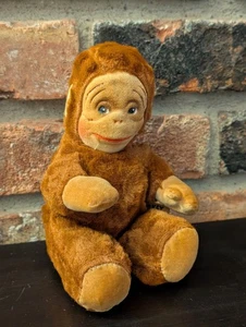 Knickerbocker Toys Monkey Kuddles kleines Plüschtier Vintage Sammlerstück 1940 7 Zoll - Bild 1 von 15